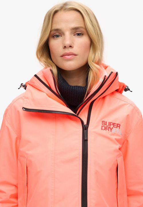 Produktbild Superdry HOODED EMB WINDBREAKER JKT Dames Jas - Maat M (12)