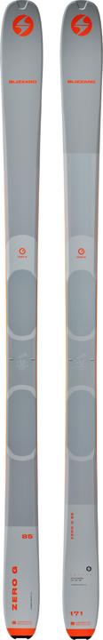 Blizzard Zero G 085 Grey 2023 (164 cm, Without binding)