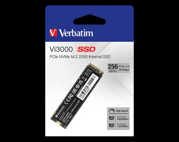 Produktbild Verbatim Vi3000 (256 GB, M.2 2280)