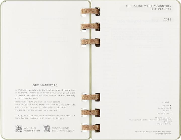 Actual product image Moleskine Life (A5, English)