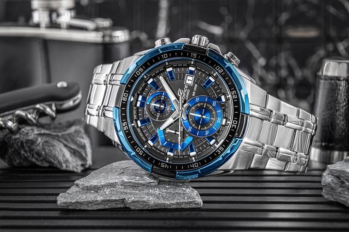 Image du produit Casio EFR-539D-1A2VUEF Montre Homme Quartz Acier inoxydable (Chronographe, 49.50 mm)