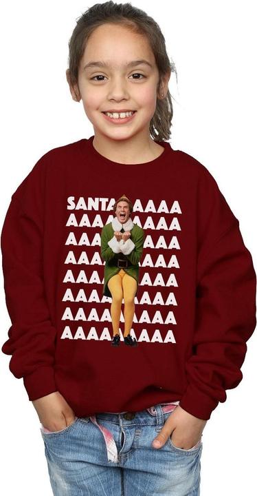 Immagine prodotto Elf Buddy Santa Scream Felpa Ragazze (152, 158)