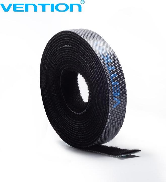 Actual product image Vention Cable Organiser Strap KAABI 3m Black (3000 mm, 1 pcs.)