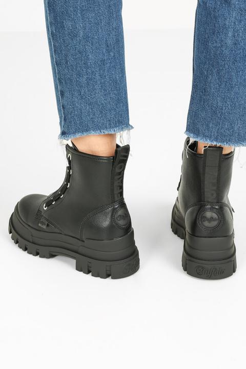 Actual product image Buffalo Vegan Aspha Zip Platform Ankle Boot (37)