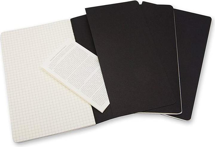Image du produit Moleskine Coffret de poche Cahier de 3 (A6, Quadrillé, Couverture souple)
