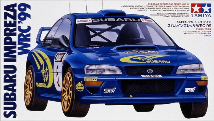 Actual product image Tamiya 1:24 Subaru Impreza WRC '99