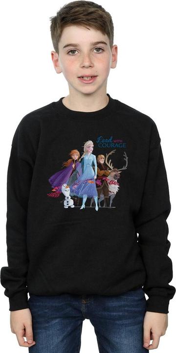 Image du produit Disney - Sweat FROZEN LEAD WITH COURAGE - Garçon (140, 146)