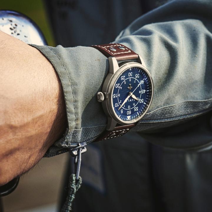 Actual product image Fawler Apollo (Pilot watch, 44 mm)