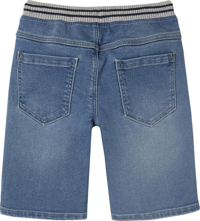 Image du produit Vertbaudet Short garçon à enfiler, look denim (122)