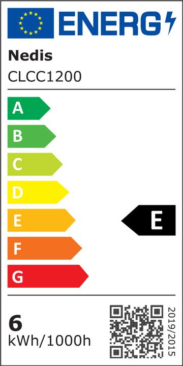 Energy Label Nedis Decorative lights | Compact cluster | 1200 LED's Warm white | 24 m | Light effects: 7 | Indoor (24 m)