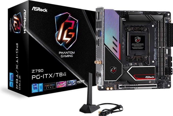 Produktbild AsRock Z790 Phantom Gaming-ITX/TB4 (LGA 1700, Intel Z790, Mini-ITX)