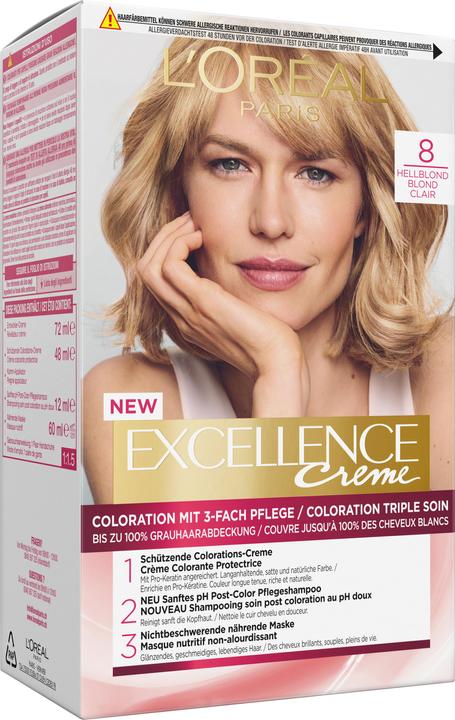 Produktbild L'Oréal Paris Excellence Cream (8 Blond)