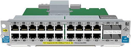 Image du produit HPE Module ProCurve 20-port Gig-T PoE+ / 4-port SFP v2 zl (24 ports)