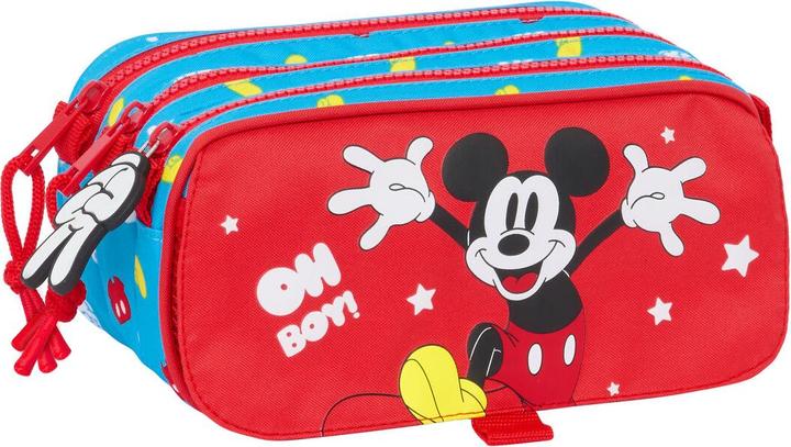 Produktbild Mickey Mouse Club House Zweifaches Mehrzweck-Etui Mickey Mouse Clubhouse Fantastic Blau Rot 21,5 x 10 x 8 cm