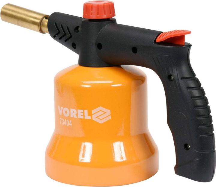 Actual product image Toya Vorel Gas Soldering Lamp with Piezo Ignition | 850°C | for 190g Cartridges | Soldering Torch Gas