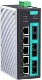 Immagine prodotto Moxa EDS-408A-3S-SC-T - Switch Ethernet gestito di livello base con 5 porte 10100BaseT(X) e 3 porte