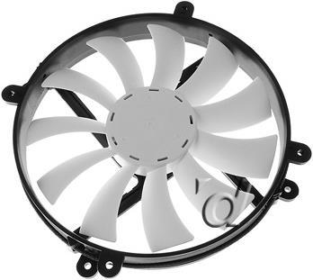 Actual product image NZXT FS-200 Enthusiast Silent Case Fan, blue LED - 200mm (200 mm)