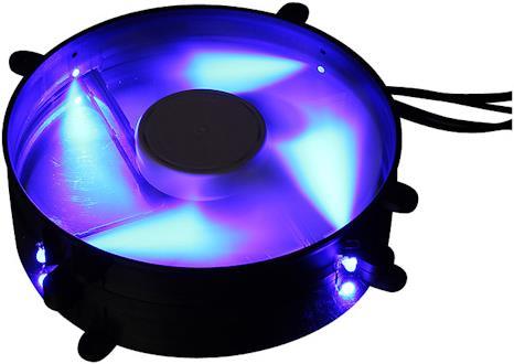 Actual product image NZXT FS-200 Enthusiast Silent Case Fan, blue LED - 200mm (200 mm)