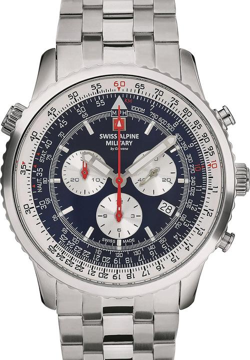 Actual product image Swiss Alpine Military 7078.9135 Chrono Men 45mm 10ATM (Chronograph, 45 mm)