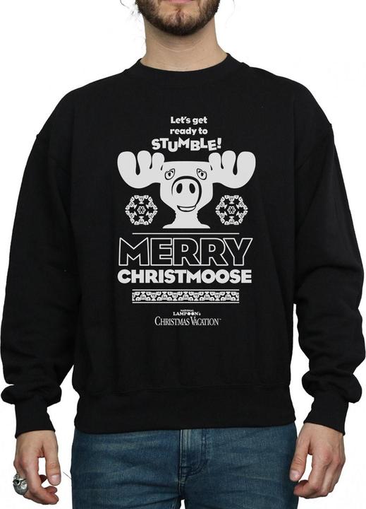 Image du produit National Lampoon´s Vacation National Lampoon's Christmas Vacation - Sweat MERRY CHRISTMOOSE - Homme (L)