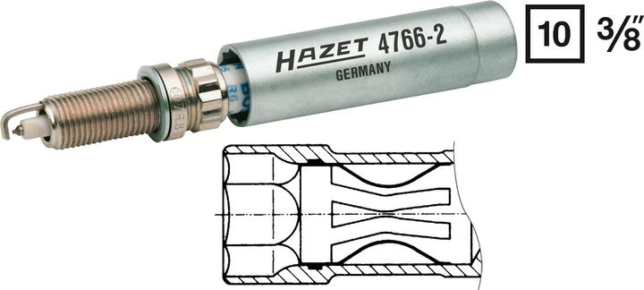 HAZET Clé pour bougie d'allumage 4766-2