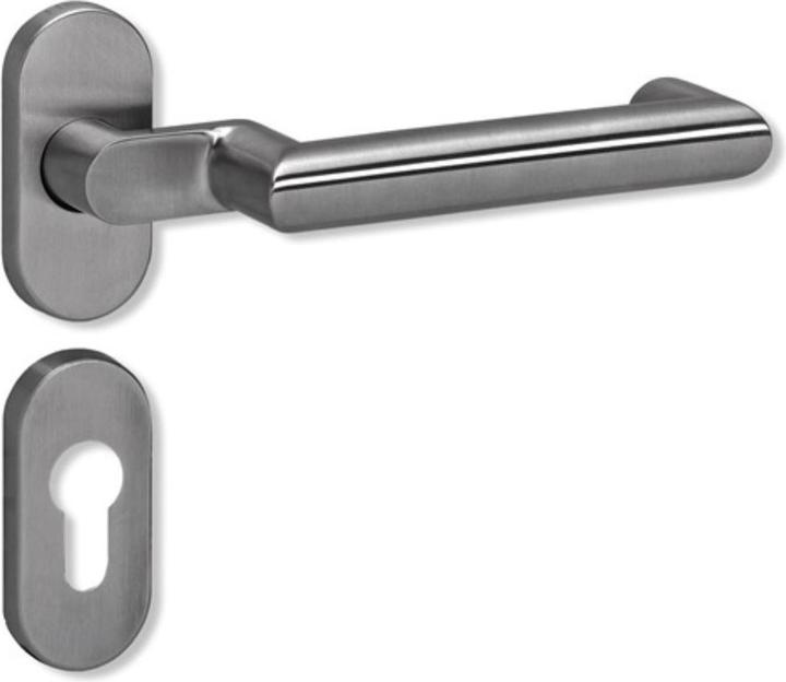 Actual product image Hewi Rosette set 162XAH01.640 Stainless steel XA BB DIN left / right (Door set)