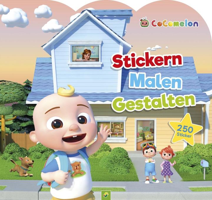 Immagine prodotto CoComelon - Adesivi, vernici, design: Con 250 adesivi. Per i bambini a partire dai 3 anni
