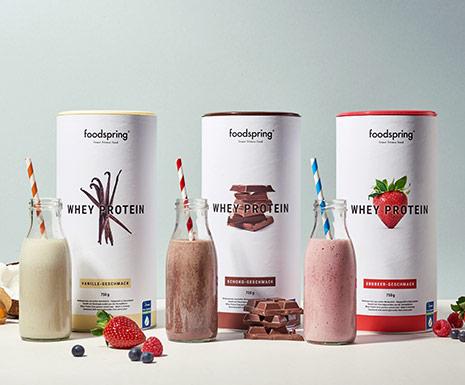 Actual product image Foodspring whey protein (Strawberry, 1 pcs., 750 g)