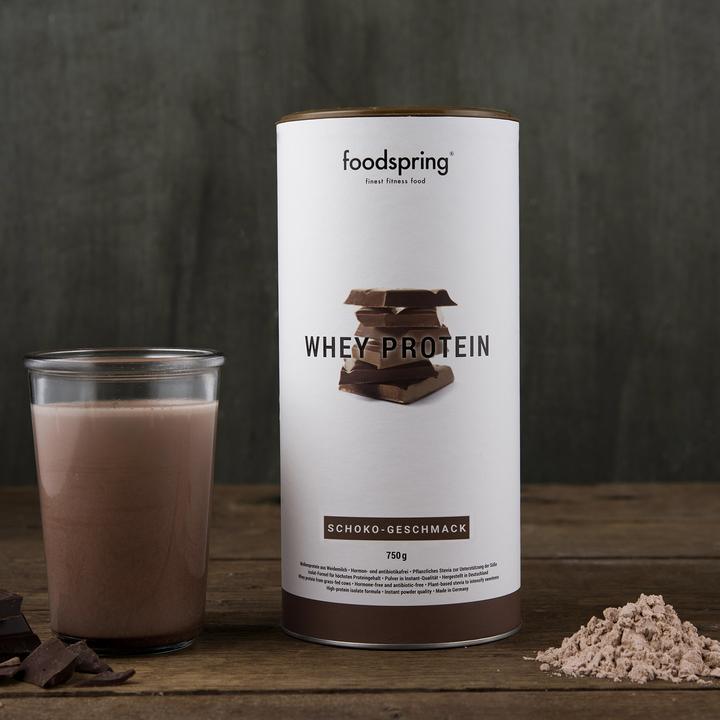 Produktbild Foodspring Whey Protein (Schokolade, 1 Stk., 750 g)
