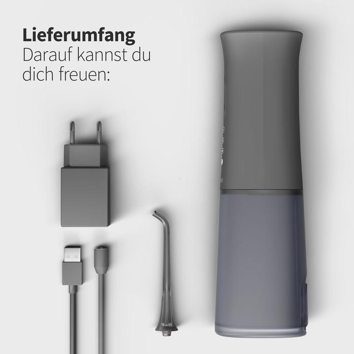 Actual product image Zahnheld Oral irrigator Aquadent Black