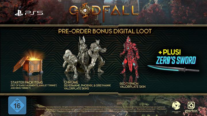 Produktbild Gearbox Godfall - Ascended Edition (PS5, DE)