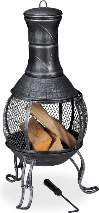 Relaxdays Brasero mexicain, gris