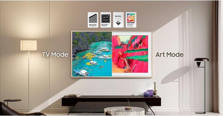 Image du produit Samsung QE75LS03FW (75", The Frame Pro, LED, NeoQLED, 4K, 2025)