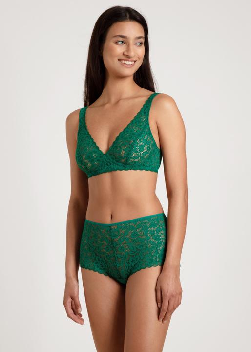 Produktbild Calida BH "Natural Comfort Lace" dunkelgrÃ¼n (Einzelpack, 70 B)