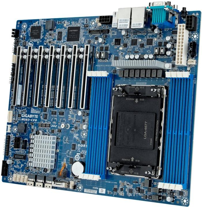 Actual product image Gigabyte Mainboard MS03-CE0 ATX Socket 4677 single (LGA 4677, Intel C741, ATX)