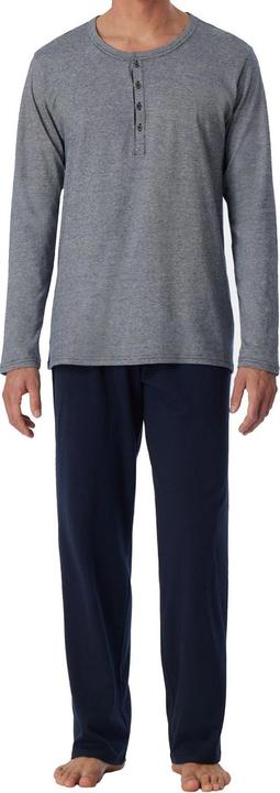 Image du produit Schiesser pyjama long pour homme / pyjama avec patte de boutonnage (XL)