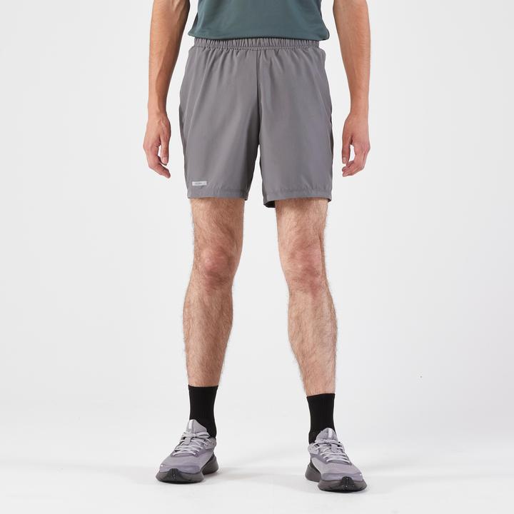 Kalenji Laufshorts Herren - Run 100 dunkelgrau