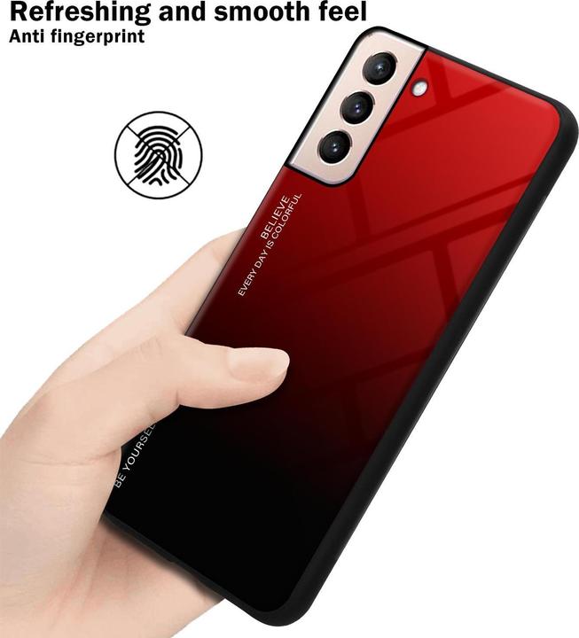 Actual product image Cadorabo TPU 2 colors glass cover (Samsung Galaxy S21+)