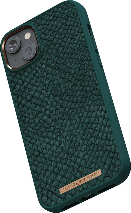Immagine prodotto Njord Custodia rigida Salm.Leather Magsafe verde (Apple iPhone 14 Plus)