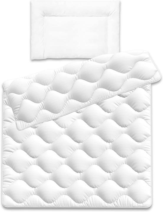 Actual product image Milkii Duvet Steppdecke 135 x 100 cm + Kissen 40 x 60 cm, 4-Jahreszeiten (135 x 100 cm)