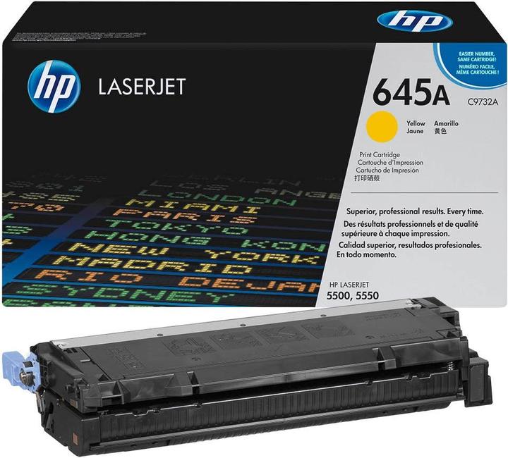 Actual product image HP 645a (Y)