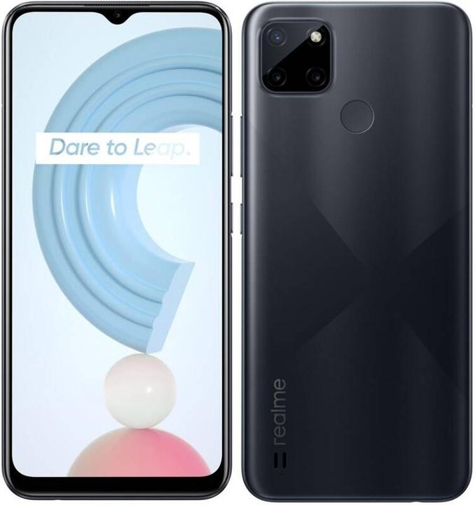 Actual product image realme C21Y (3GB+32GB) cross black (32 GB, Cross Black, 6.50", Dual SIM, 13 Mpx, 4G)