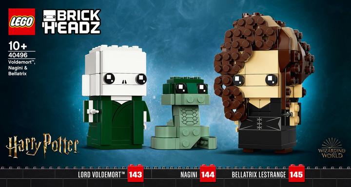 Immagine prodotto LEGO BrickHeadz Nagini e Bellatrix 40496 (40496, LEGO Brickheadz)