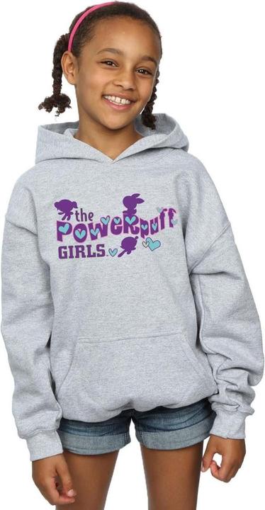 Image du produit The Powerpuff Girls - Sweat à capuche GIRLS PURPLE LOGO - Fille (140, 146)