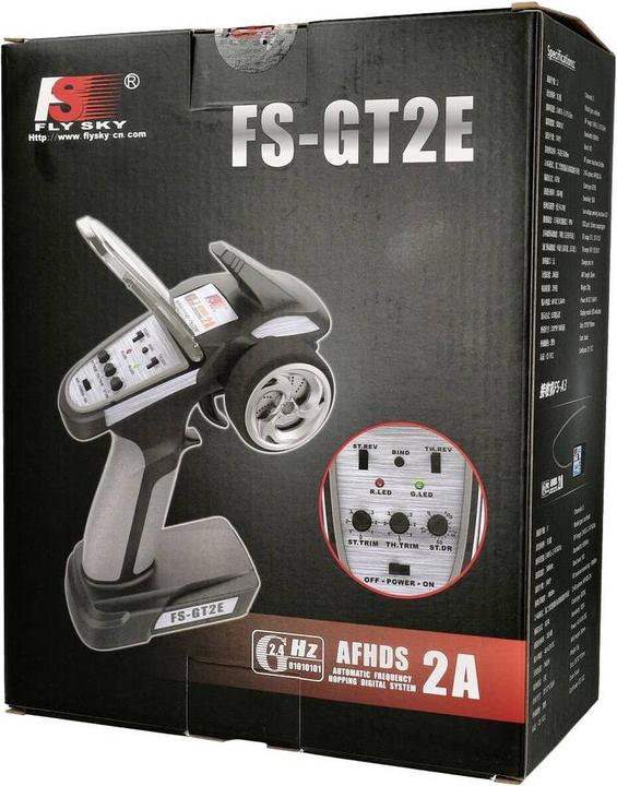 Image du produit Fly Sky FlySky FS-GT2E Pistolengriff-Fernsteuerung 2,4 GHz Anzahl Kanäle: 8 inkl. Empfän