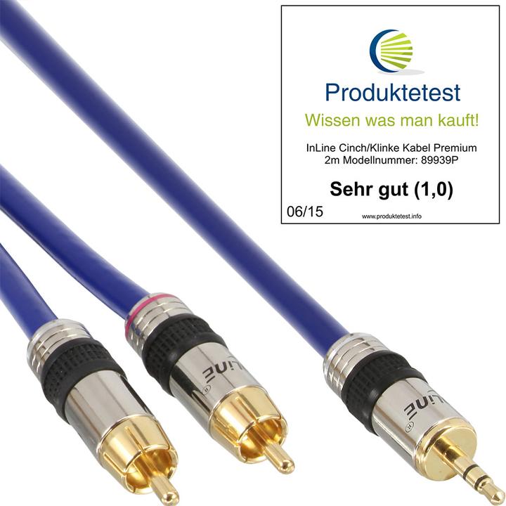 Actual product image InLine Cinch - 3.5mm (20 m, Cinch, 3.5mm jack (AUX))