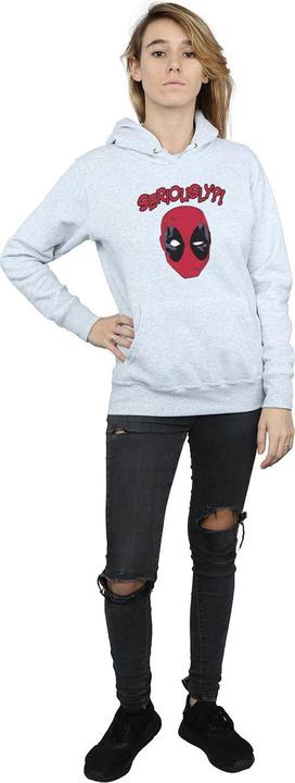 Actual product image Womens/Ladies Deadpool Seriously Hoodie (M)