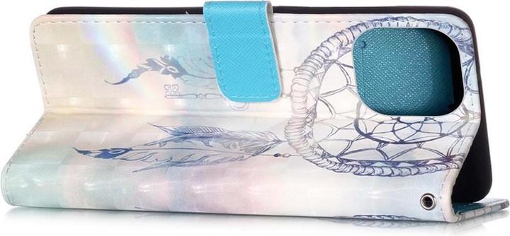 Produktbild Ueli Express iPhone 13 Buch Etui Tasche mit Kartenfach Traumfänger Gross (Apple iPhone 13)