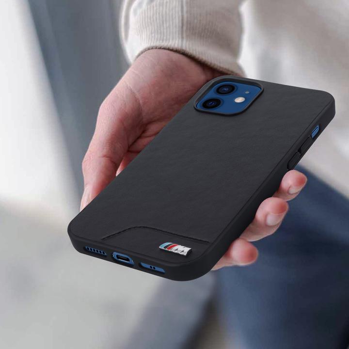 Image du produit BMW M Hard Case PU Leather pour Apple iPhone 12 mini - noir (Apple iPhone 12 mini)