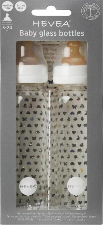 Immagine prodotto Hevea Set di bottiglie 2 pezzi (240 ml)